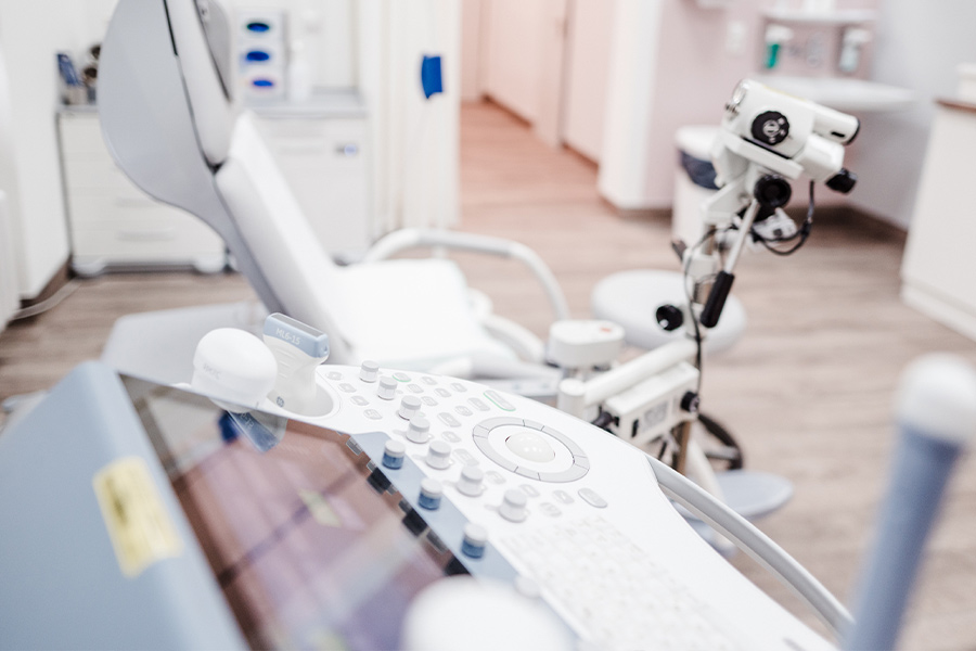 Medizinisches Ultraschallgerät Ultraschallgerät in moderner Praxis